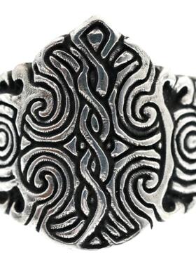 渡鸦原创欧美维京风格925银戒指