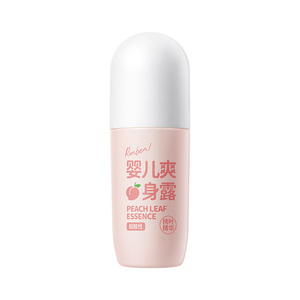 润本桃子水婴儿爽身露滚珠痱子水