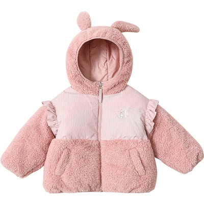 加厚女童羽绒服中小童