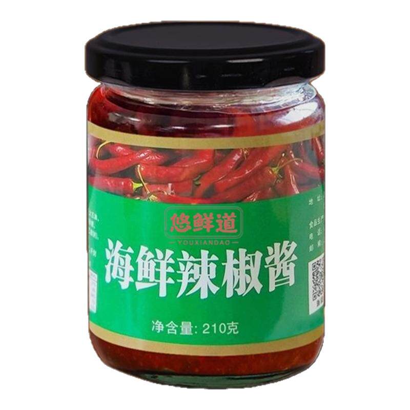 瓶装海鲜辣椒酱浙闽特产沿海风味