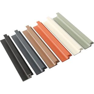 g形封边升级款u705 PET肤感L/H形封边堵头拉手U702厨柜衣柜门把手