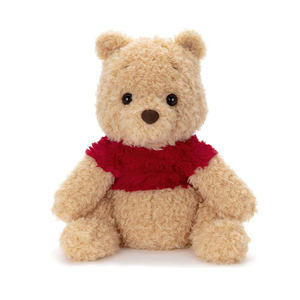 日本东京迪士尼正版经典维尼熊噗噗小熊维尼公仔玩偶娃娃毛绒玩具