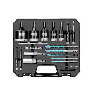 瓷砖开孔器套装打孔钻头玻璃大理石干打石材陶瓷全瓷电钻钻孔专用
