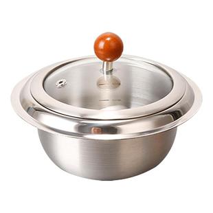 不锈钢304韩式石锅拌饭专用锅家用泡面炖盅煲仔饭砂锅酱汤米线碗