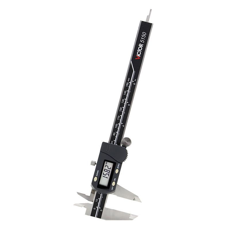 胜利仪器四用数显游标卡尺数字型游标卡尺(公英制)不锈钢 0~300mm