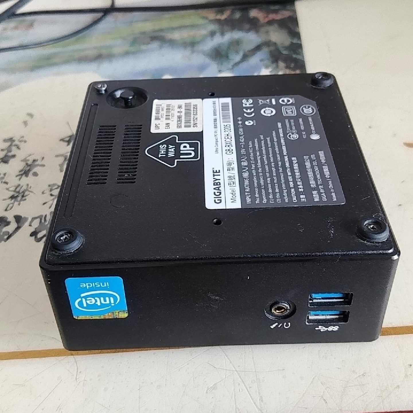 技嘉迷你主机 GB-BXCEH-3205,CPU intel