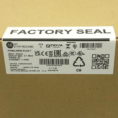 议价2711P-T6C21D8S罗克韦尔AB全新未拆封触摸屏2711PT6C21D8S质