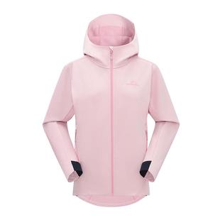 【海豹加绒】拓路者户外软壳衣女秋季连帽防风防泼水徒步外套团购