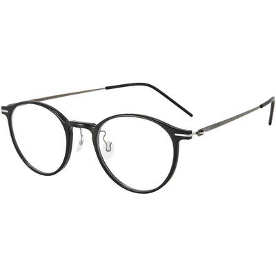 施洛华白鹿同款素颜镜超轻钛架椭圆玳瑁框女可配近视平光男SP1272