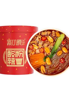 谈小爱重庆酸辣粉红桶土豆粉