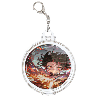 透明防尘圆形吧唧徽章收纳保护套