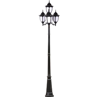 现代路灯庭院灯草坪灯防水灯户外灯景观公园别墅小区双头高杆灯