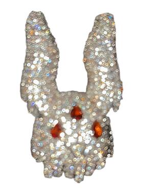 李佳隆同款潮男嘻风帅哈兔子戒指