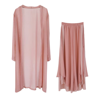 古典舞服装飘逸古风舞蹈服长款纱衣中国风古典舞蹈服绝美演出服装