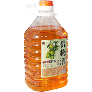 青梅酒5斤18度微醺女生低度蜂蜜青梅泡酒纯粮酒带果梅子酒送礼