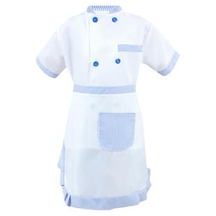 儿童厨师服套装幼儿园烘焙小厨师服装幼儿厨师服角色扮演小小厨神