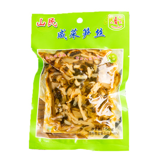 山民咸菜笋丝150g袋装梅菜笋丝腌菜酸菜下饭菜开胃小菜即食配粥