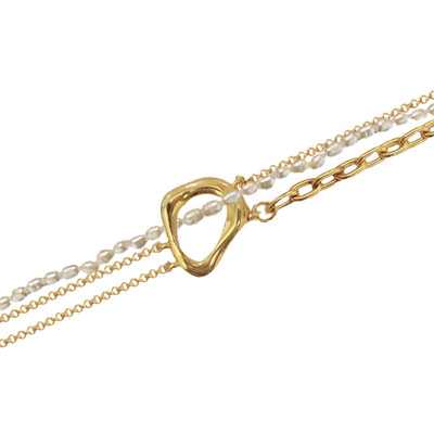 小众珍珠链锁骨链多戴法项链