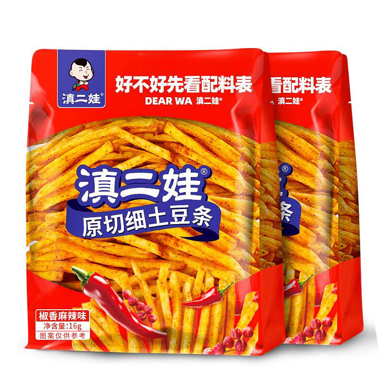 25包农科院原切薯条解馋追剧零食