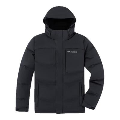 哥伦比亚男90%绒800蓬鹅绒羽绒服