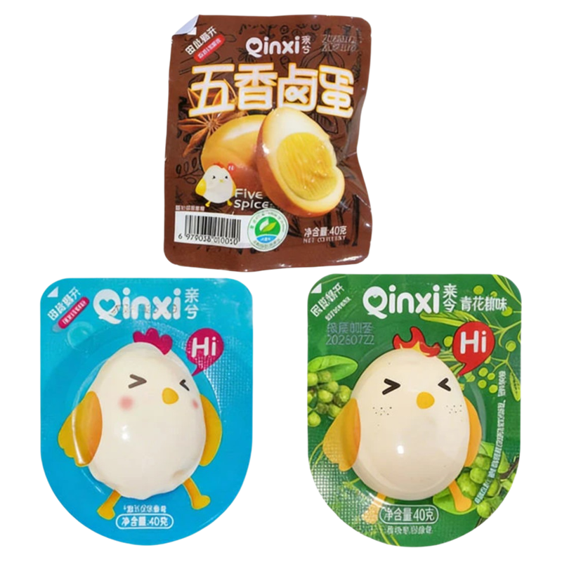 亲兮溏心蛋青花椒原味卤蛋单枚40g独立包装清爽解腻轻食营养鸡蛋