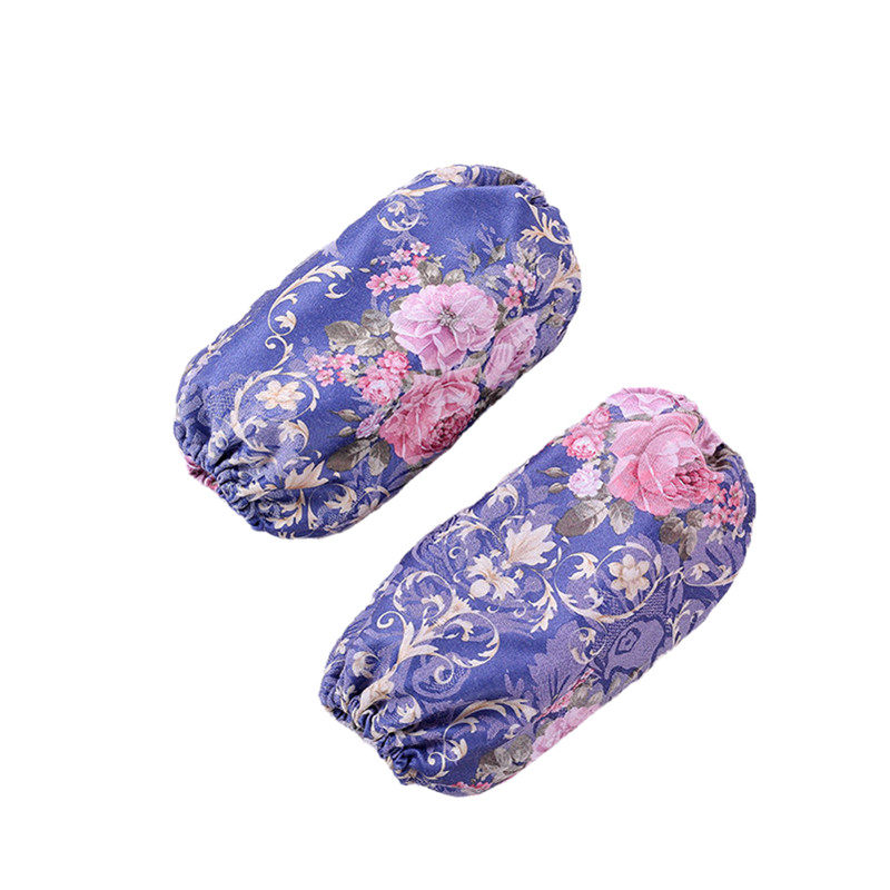 日式清新碎花袖套女长款 厨房家袖套
