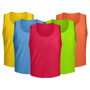 乃力足球球衣网格足球训练背心分组网眼对抗服分队服户外运动马甲