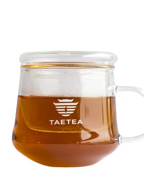 大益茶庭茶具 玻璃自饮玻璃茶杯375ml新款