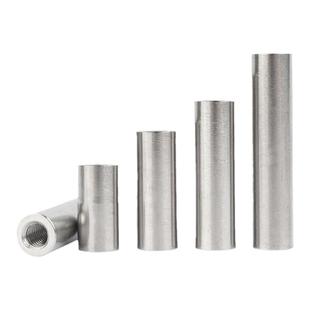 固万基不锈钢304双头内螺纹圆柱销两头带孔支撑柱连接杆M5M6M8M10