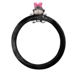 冬季保暖方向盘套2025新款四季通用女生汽车把套防滑吸汗奔驰奥迪