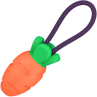 sikai 240W双头快充type-c充电线收纳器硅胶胡萝卜短线整理外出挂件适用小米华为苹果vivo数据线便携理线器