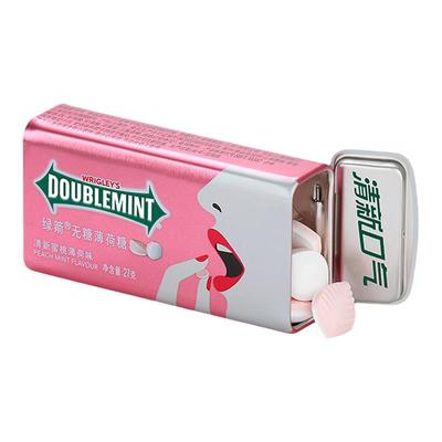 绿箭无糖薄荷糖铁盒装