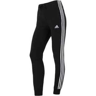 adidas阿迪达斯裤子女2025冬季新款运动裤束脚裤休闲裤长裤GM5542