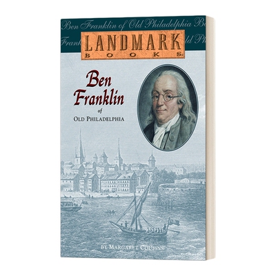 英文原版 Ben Franklin of Old Philadelphia Landmark Books 老费城的本·富兰克林 里程碑系列 英文版 进口英语原版书籍