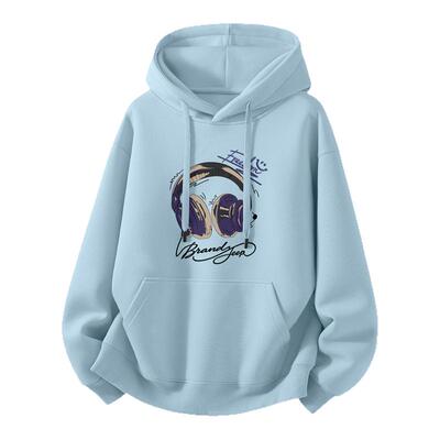 Jeep吉普连帽卫衣男女士青少年春秋新款衣服高级男生帅气美式上衣