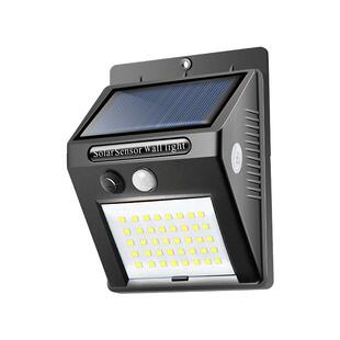 新款太阳能庭院户外院子人体感应天黑自动亮照明灯led室外墙壁灯