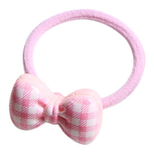 红色儿童发圈不伤发女童复古扎头皮筋宝宝头绳小女孩皮套发绳头饰