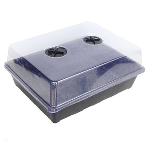 7厘米黑方育苗盆多肉植物叶插盆S5播种焖养盖托盘整理收纳框