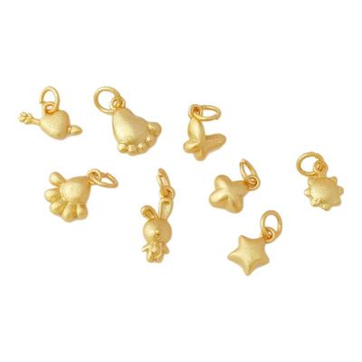 沙金小星星兔子蝴蝶太阳手脚掌