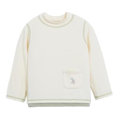 whitewheat宝宝口袋羊毛宽松T恤