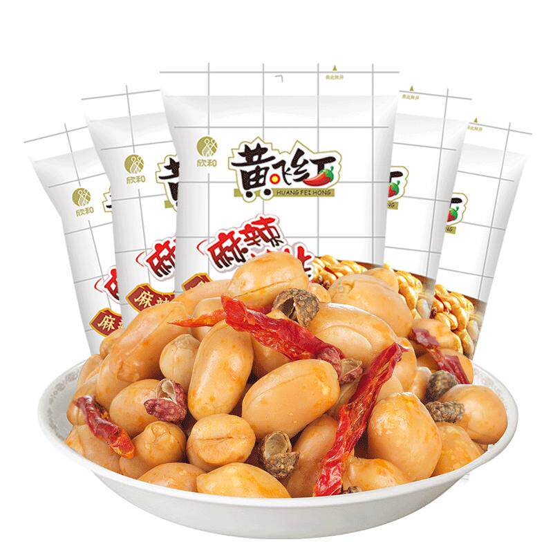 黄飞红麻辣花生米小包装下酒菜