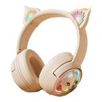B5头戴式耳机无线蓝牙女生电脑电竞游戏猫耳朵降噪高颜值儿童耳麦