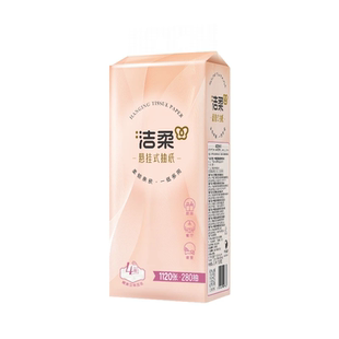 心相印经典金装系列抽纸3层120抽家用柔肤卫生纸抽取式面巾纸