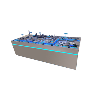 氯碱工业装置模型沙盘定做锂电池生产线工艺流程展示模型定制