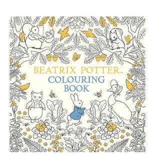 【预售】碧雅翠丝·波特涂色书 The Beatrix Potter Colouring Book 原版英文儿童趣味