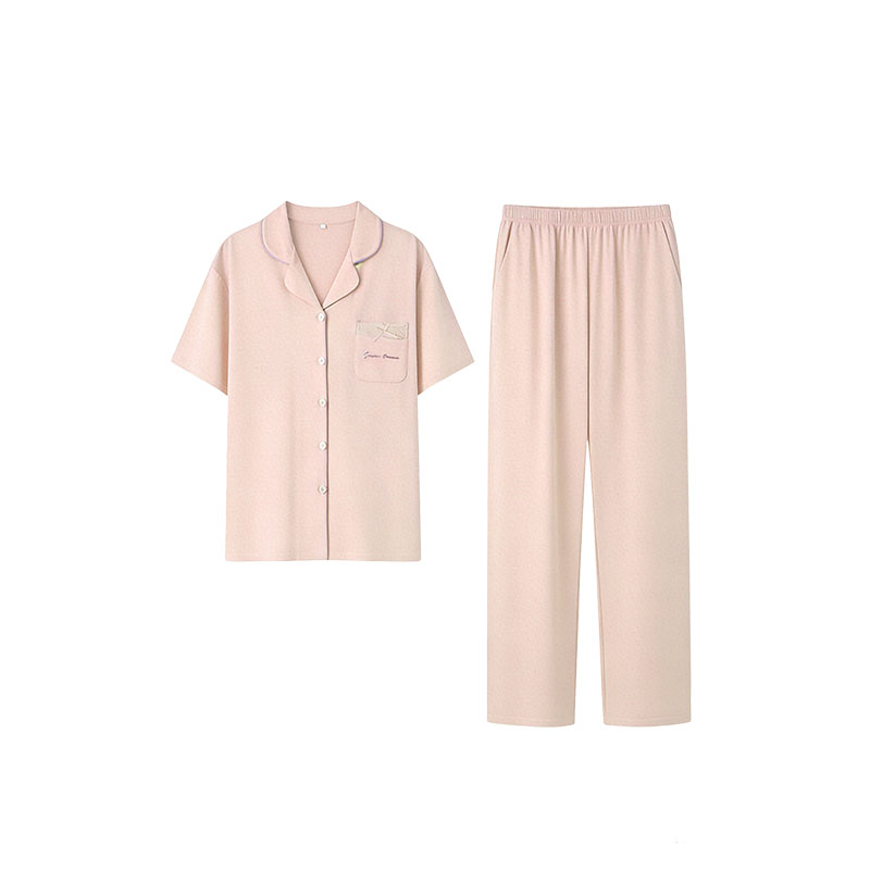 奢莱蔻睡衣女莫代尔棉家居服套装