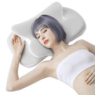 SpaceX侧睡枕头不压脸美容枕舒适深睡眠记忆棉护颈椎枕助睡眠枕芯