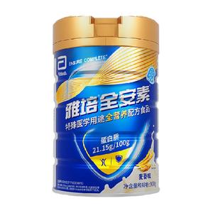 雅培全安素全营养配方含乳清含蛋白质粉中老年营养奶粉900g麦香味