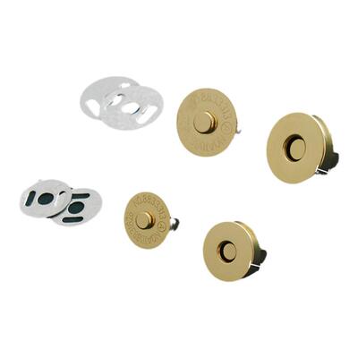 磁铁扣8022 手工DIY皮革五金辅料 磁扣强磁吸扣直径14mm18mm厚4mm