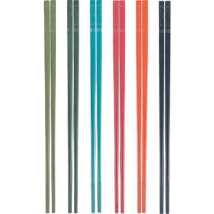 德国双立人Now筷子6双装家用高档抗菌不锈钢合金筷子一人一筷专用